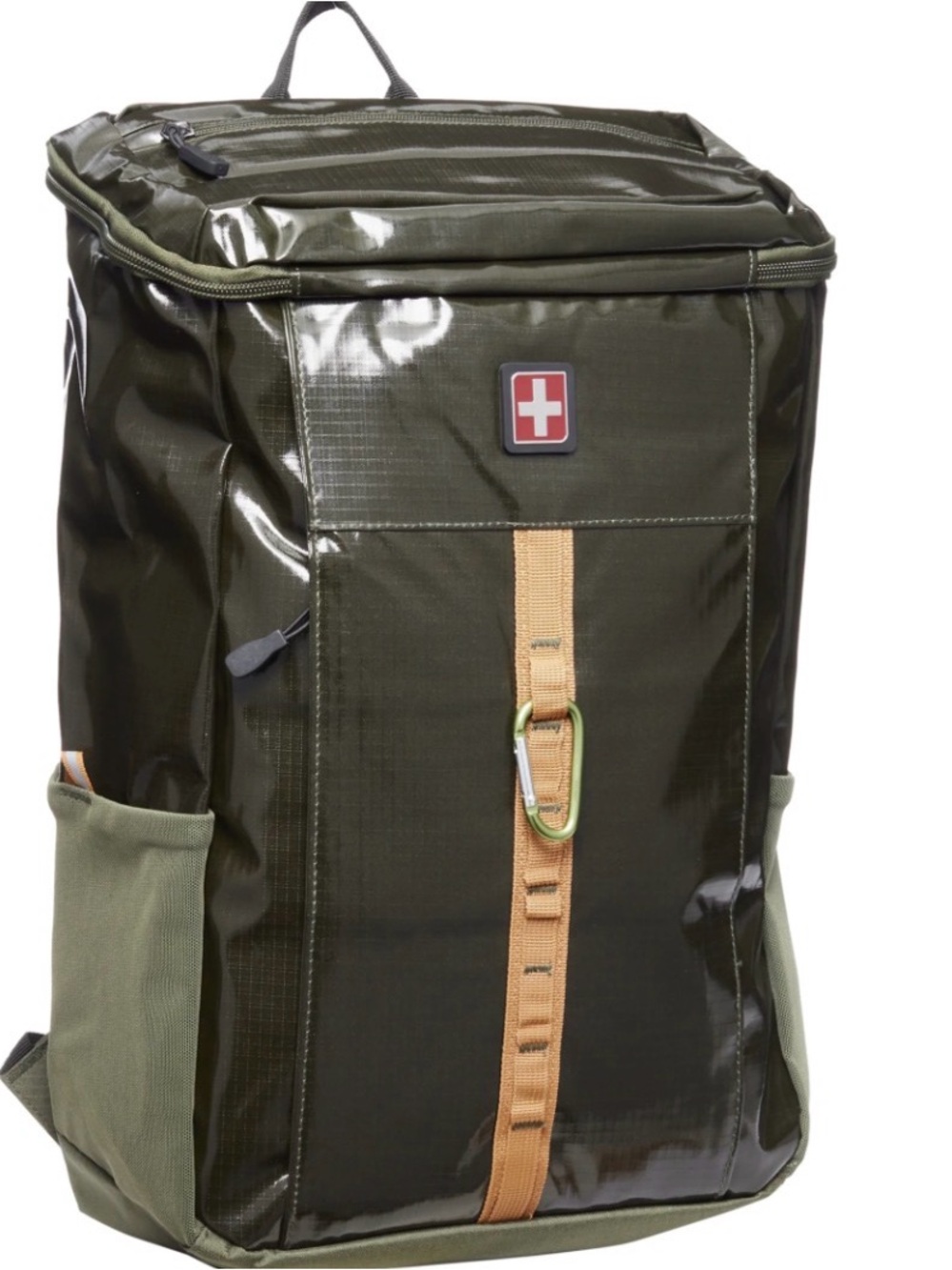 NWT Swiss+Tech Spacey Top Loader Backpack. Color "Sea Turtle" or dark green.